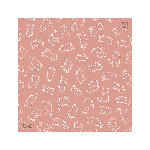 Playmat Kittens in Pink 90 x 90 cms