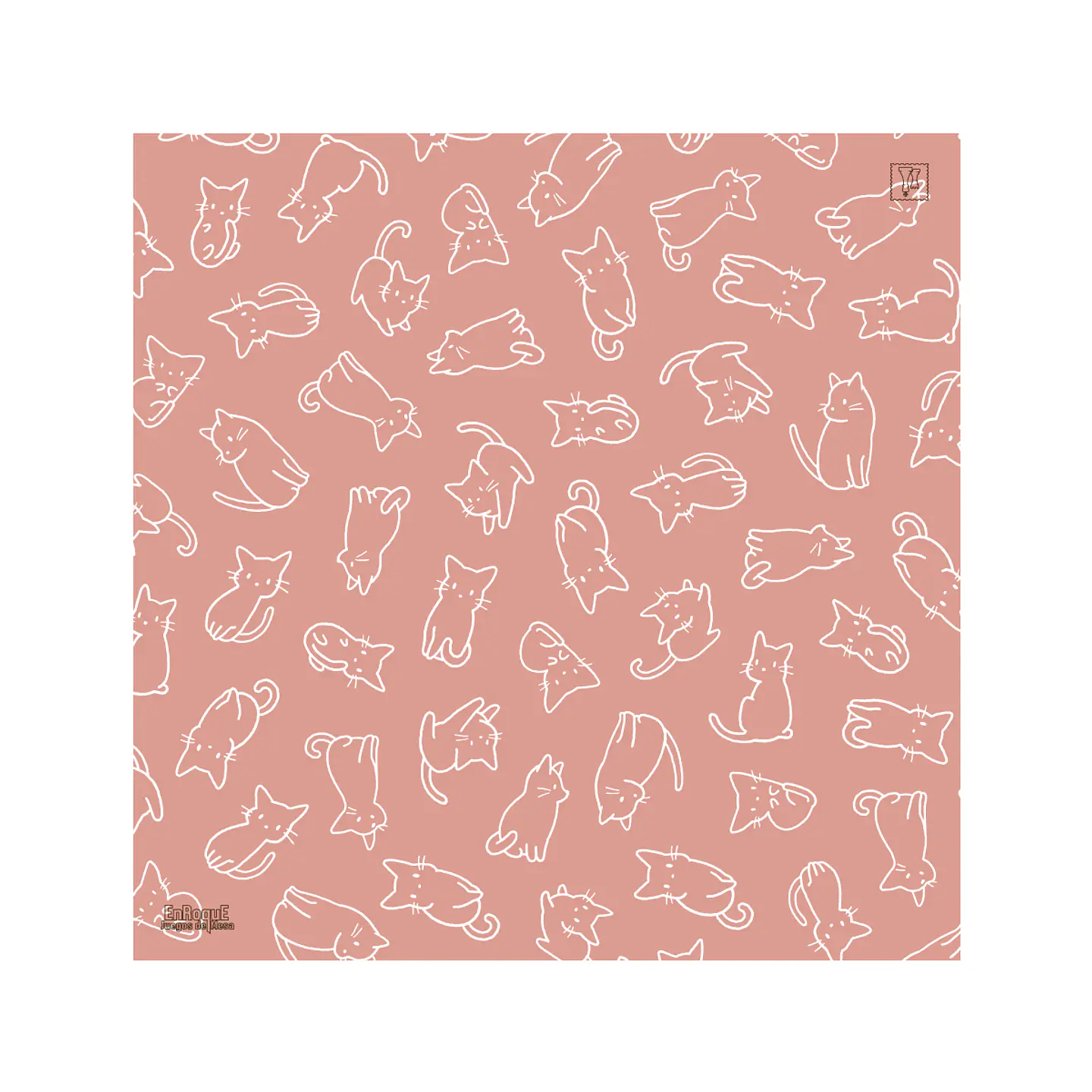 Playmat Kittens in Pink 90 x 90 cms 1