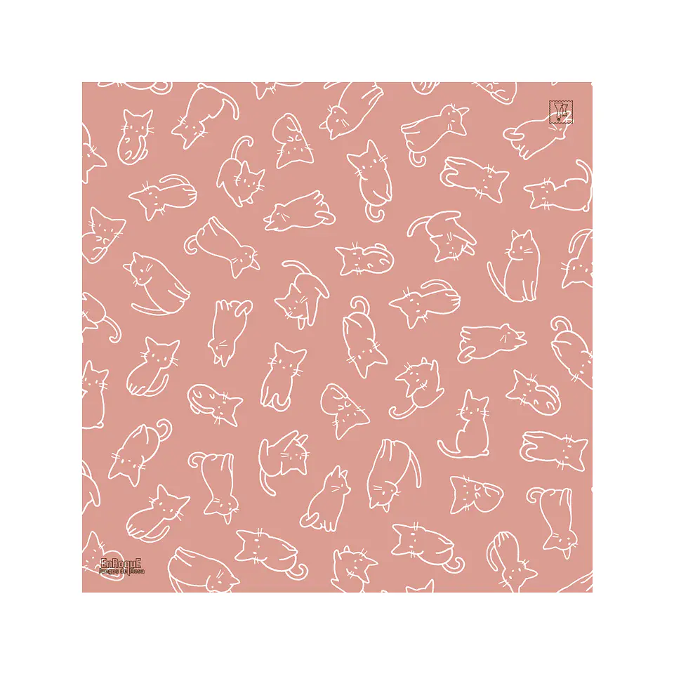 Playmat Kittens in Pink 90 x 90 cms 1
