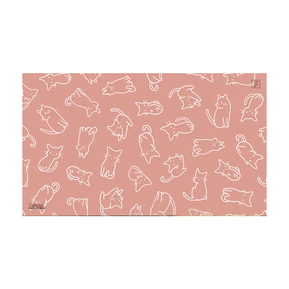 Playmat Kittens in Pink 120 x 70 cms 1
