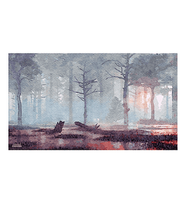 Playmat Red Forest 140 x 80 cms