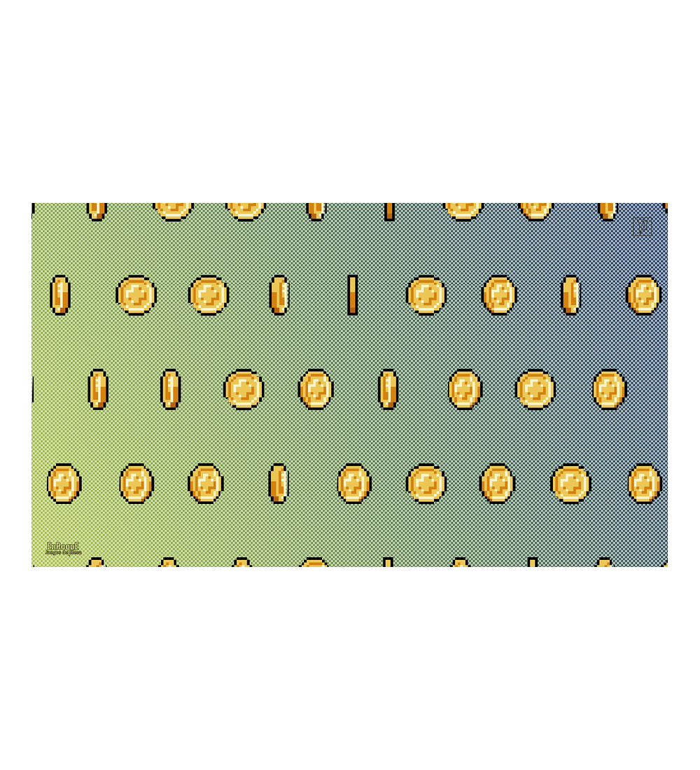 Playmat Coins  140 x 80 cms