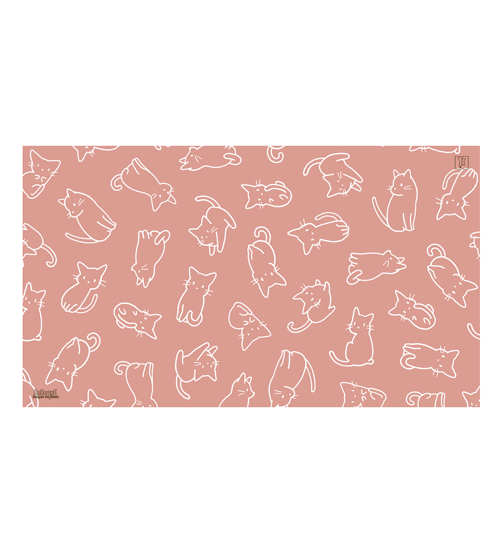 Playmat Kittens in Pink  140 x 80 cms