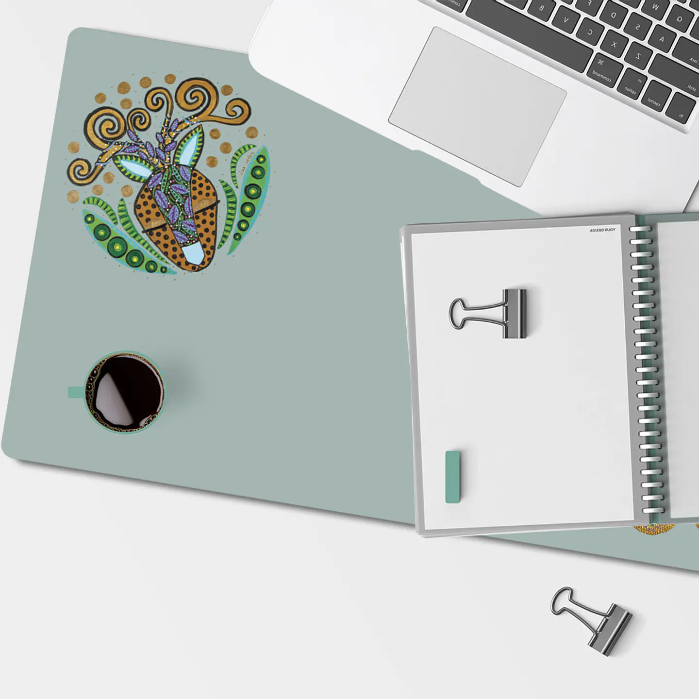 Office Pad Bambi Menta 2