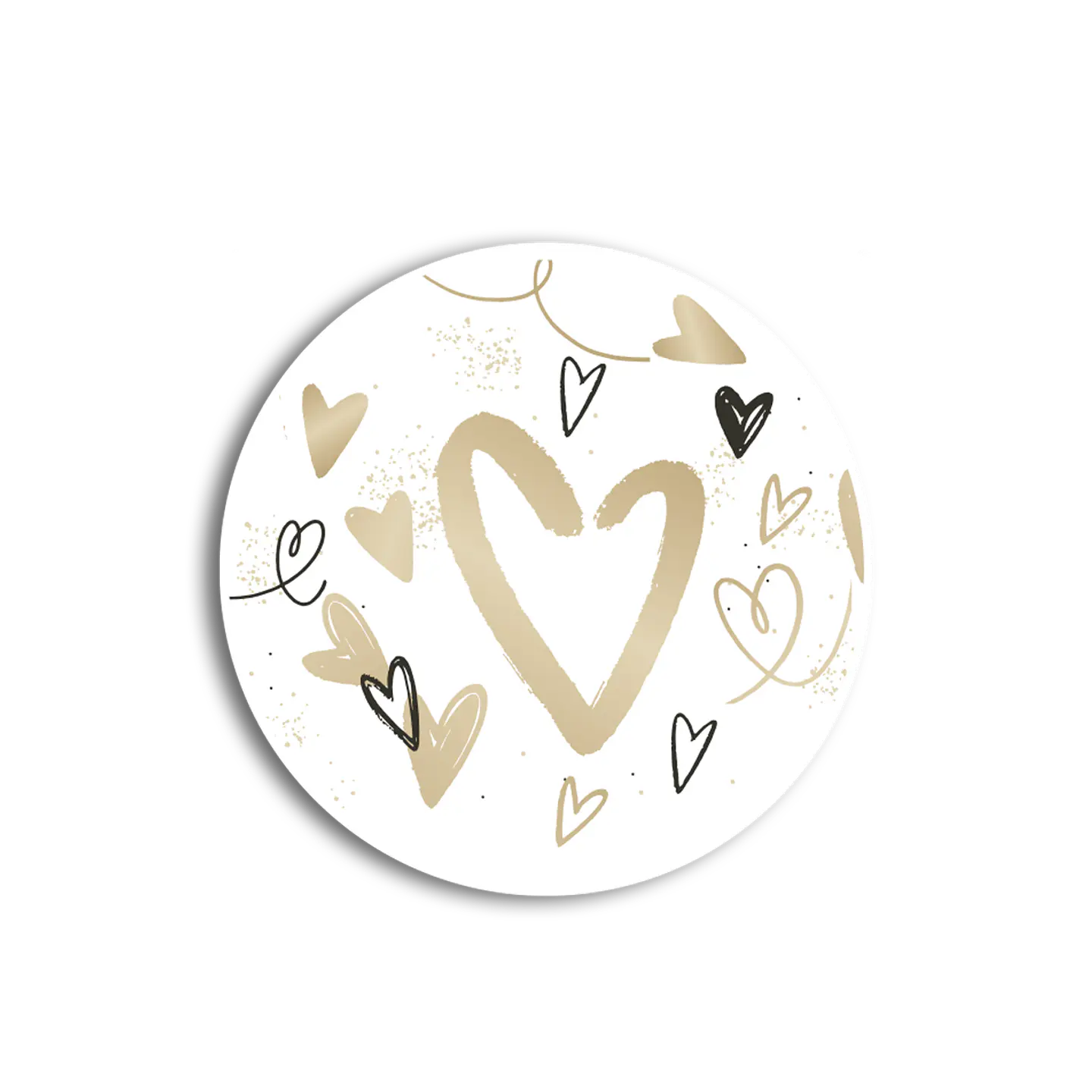Set 6 Individuales Golden Heart Redondo 1