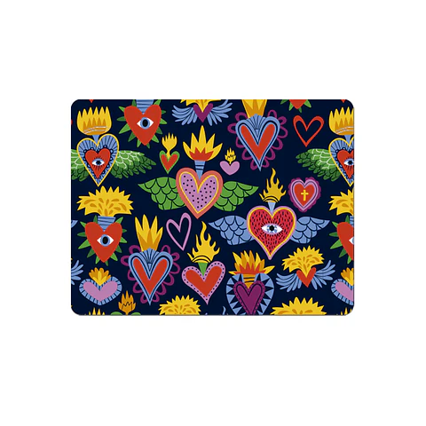 Set 8 Individuales Ángel Heart Rectangular