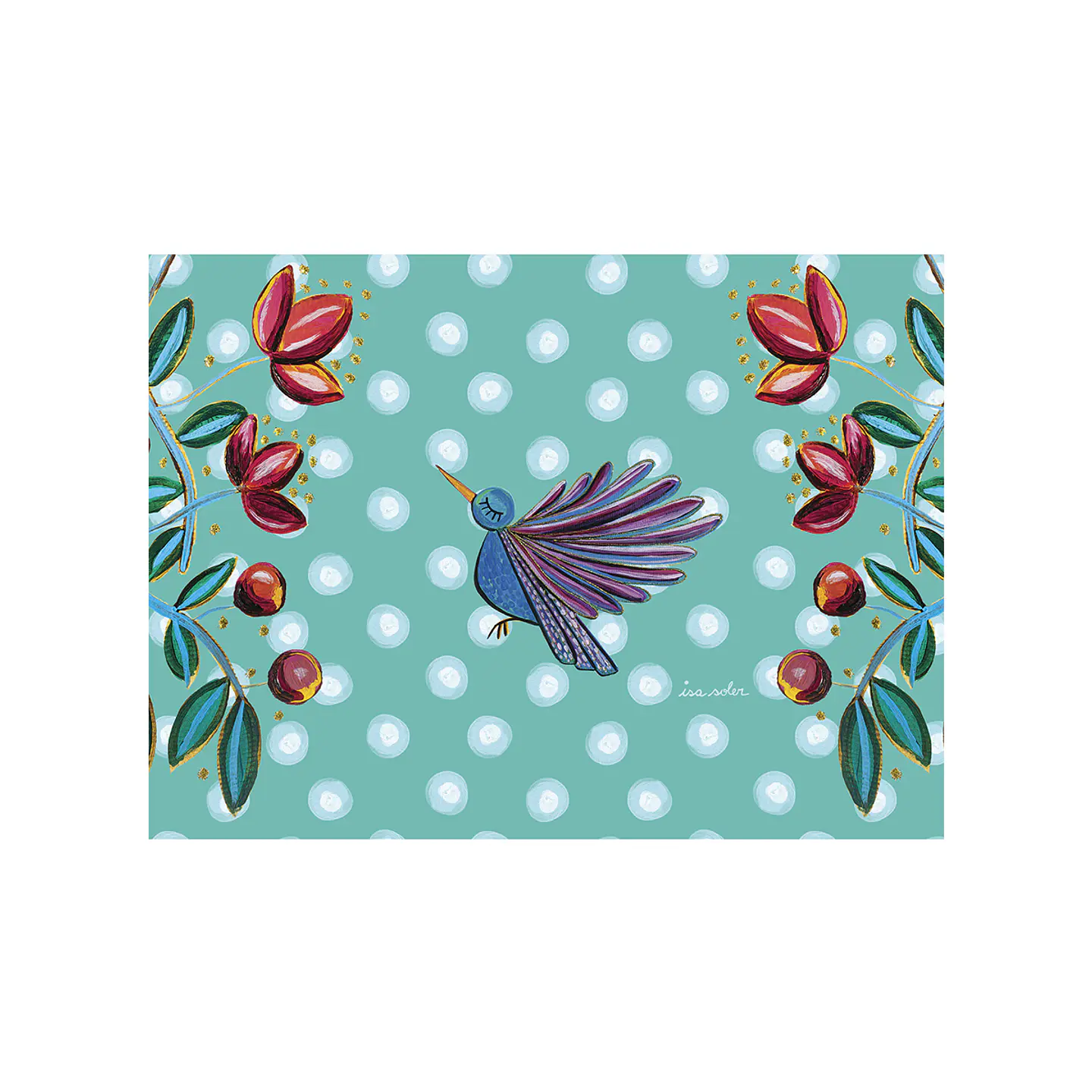 Colibrí Turquesa 50 x 70 CM 1