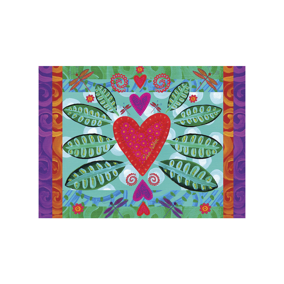 Corazón Día 50 x 70