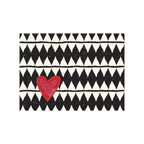 Rombos Corazón Red 50 x 70