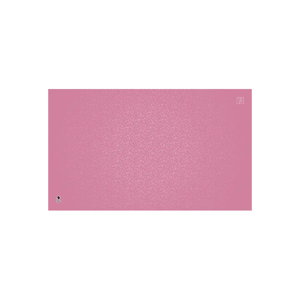 Playmat Fractal Rosa 120 x 70 cms 1