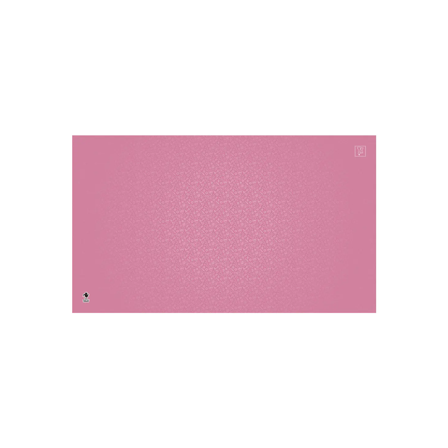 Playmat Fractal Rosa 140 x 80 cms 1
