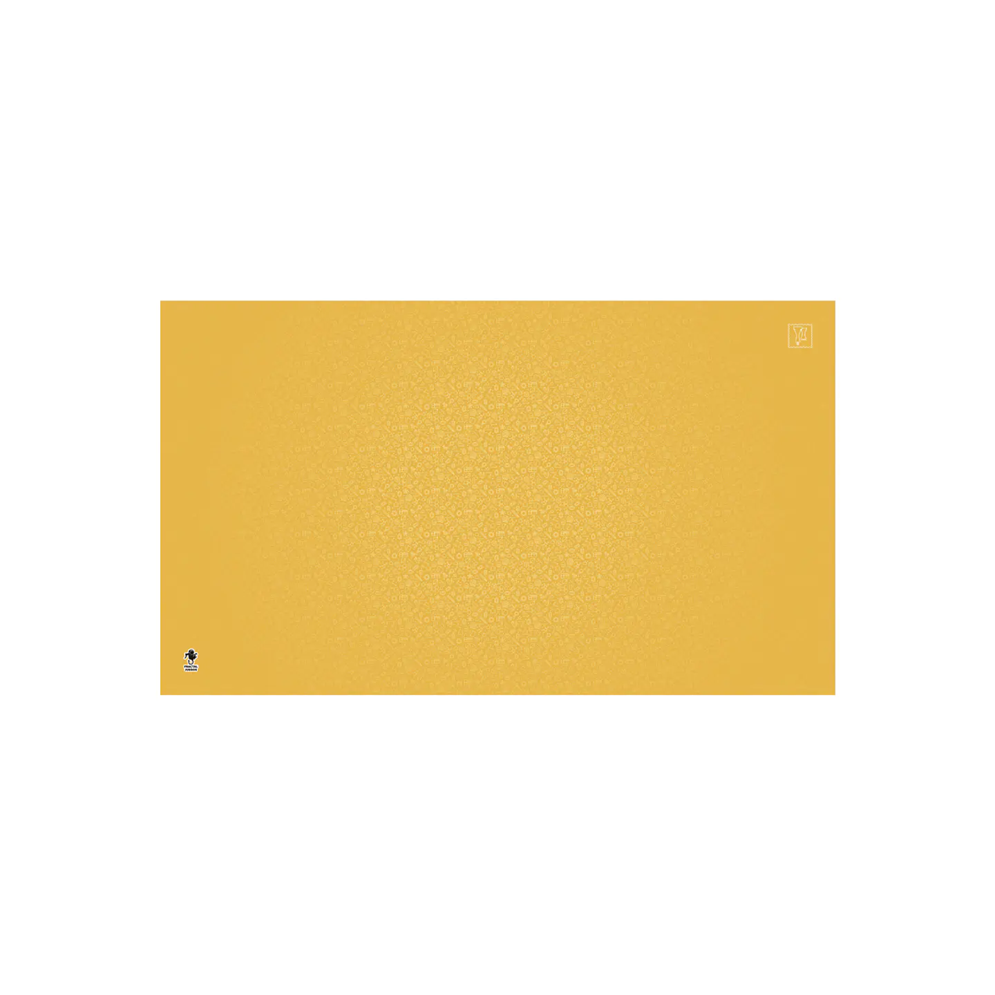 Playmat Fractal Naranja 140 x 80 cms 1