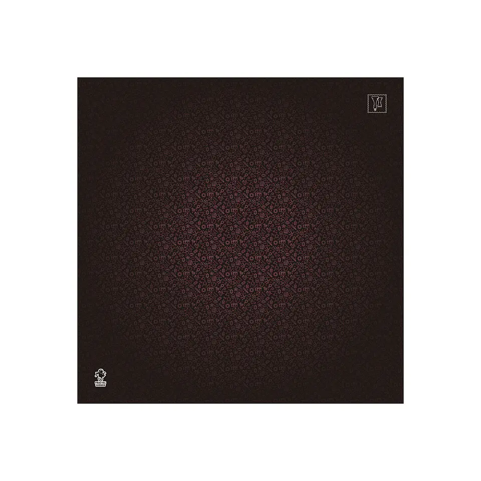 Playmat Fractal NegroRosa 90 x 90 cms 1