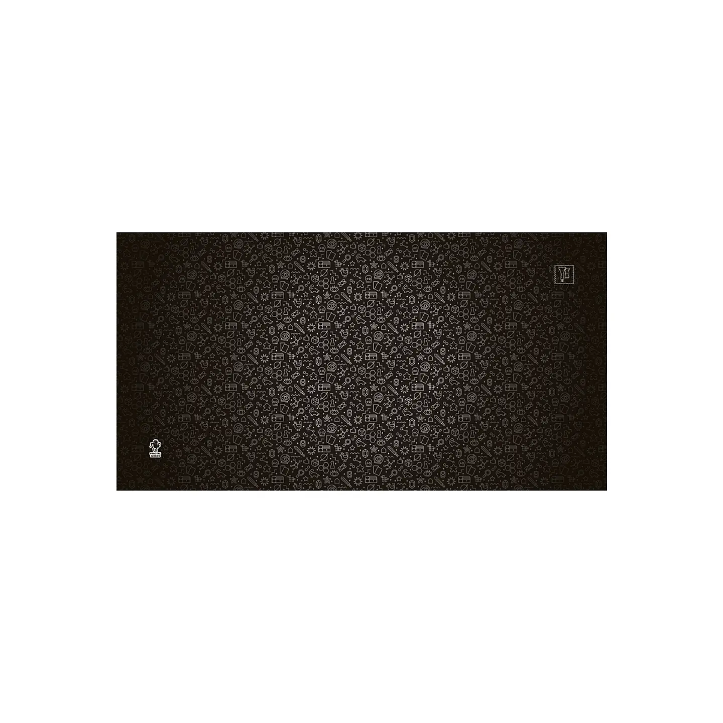 Playmat Fractal Negro 70 x 35 cms 1