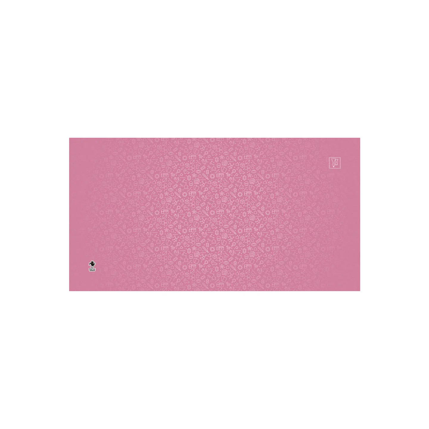 Playmat Fractal Rosa 70 x 35 cms 1