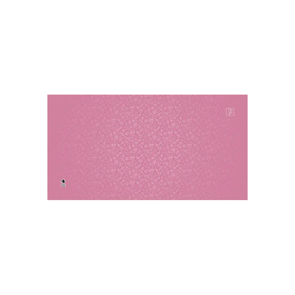 Playmat Fractal Rosa 70 x 35 cms 1