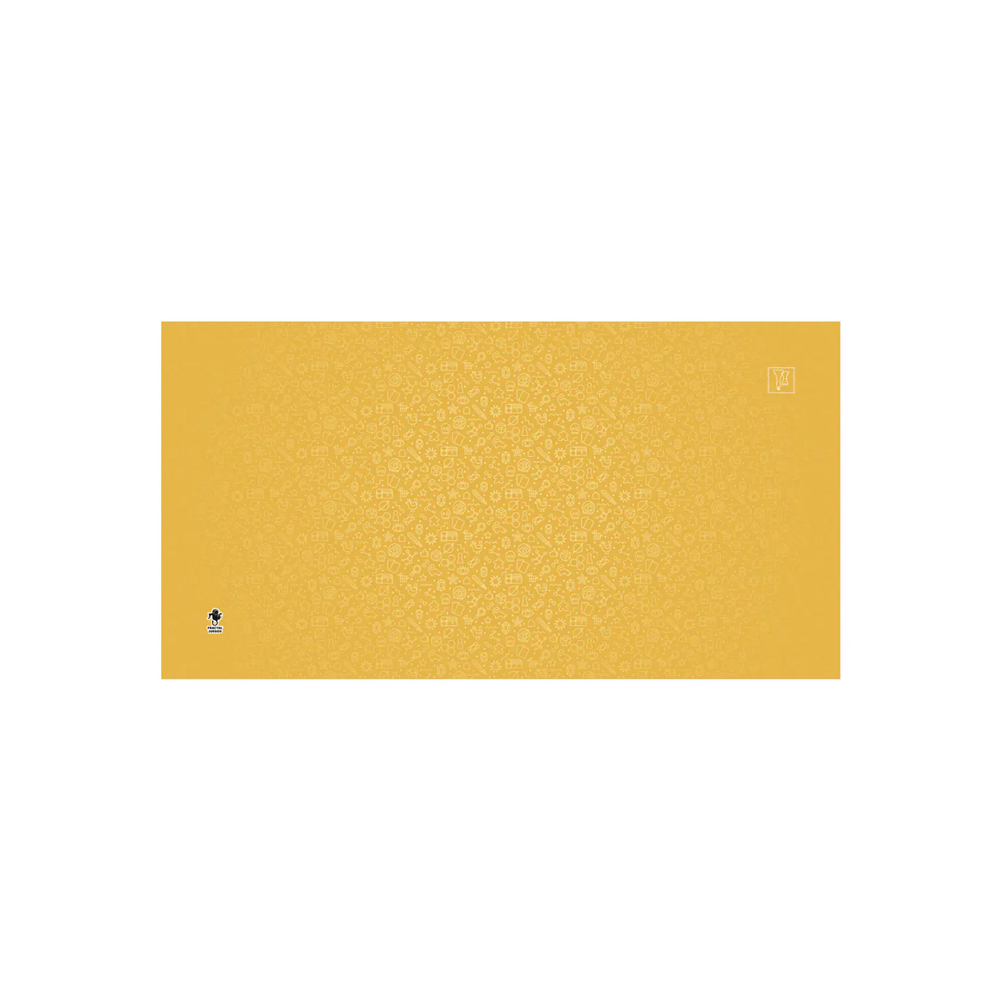 Playmat Fractal Naranja 70 x 35 cms 1