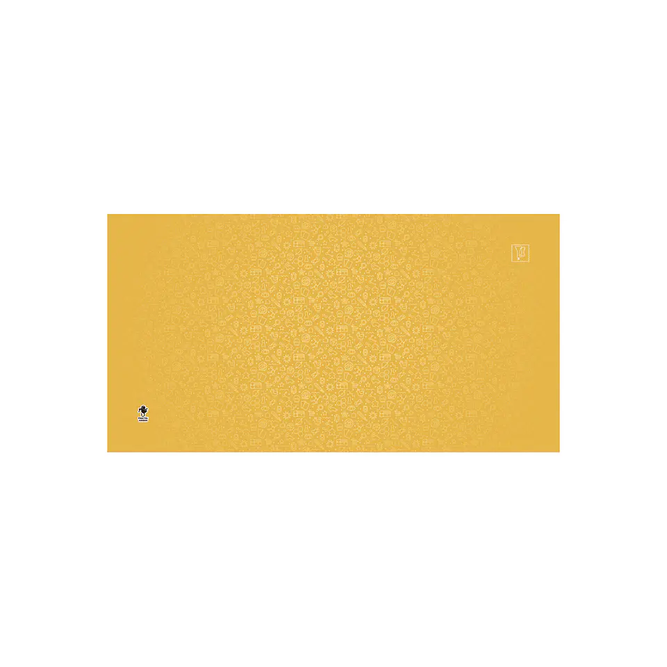Playmat Fractal Naranja 70 x 35 cms 1