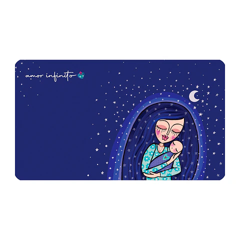 Office Pad Madre Azul