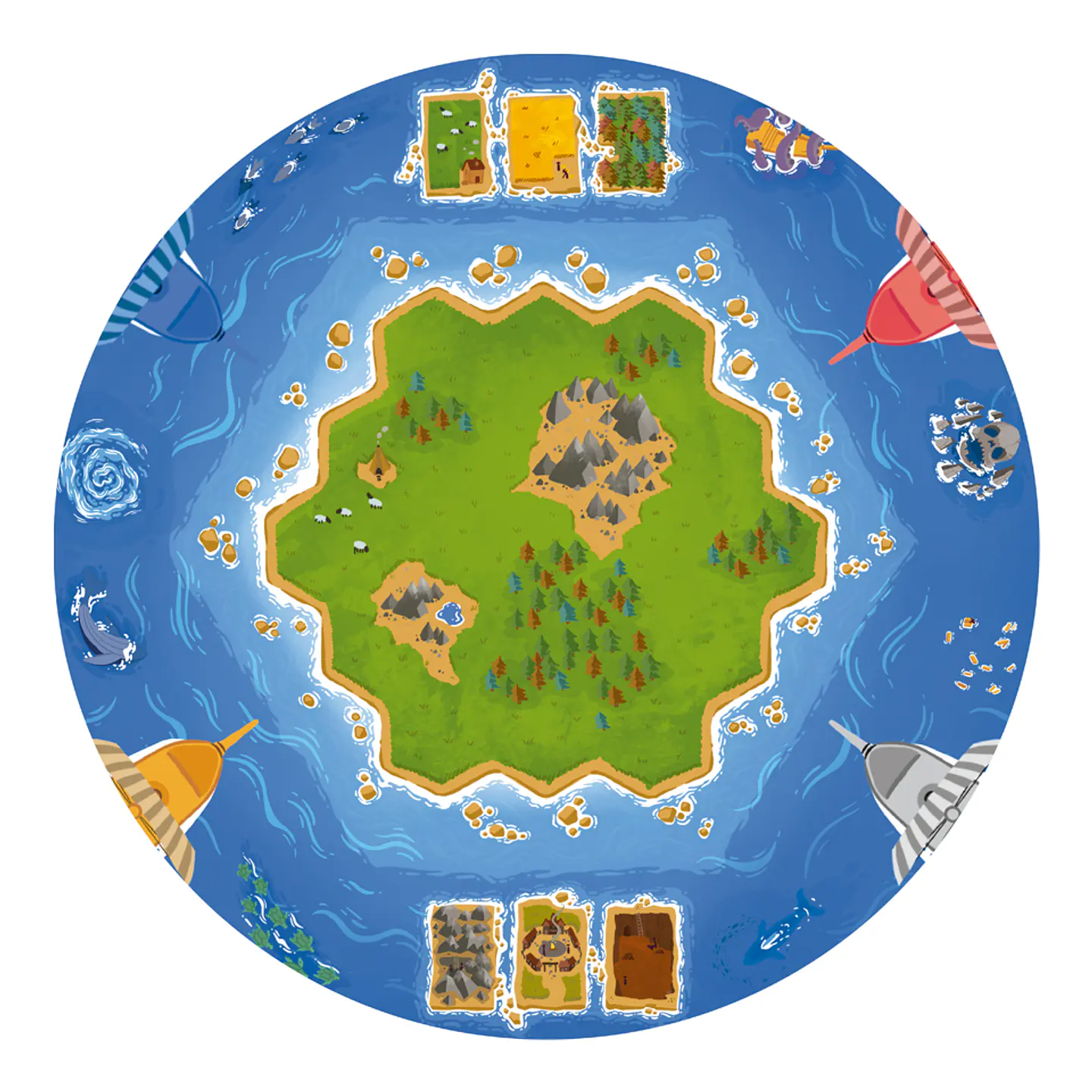 Playmat Colonos Redondo 1