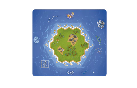 Set de 8 Mousepad Colonos 25 x 22,5 cms