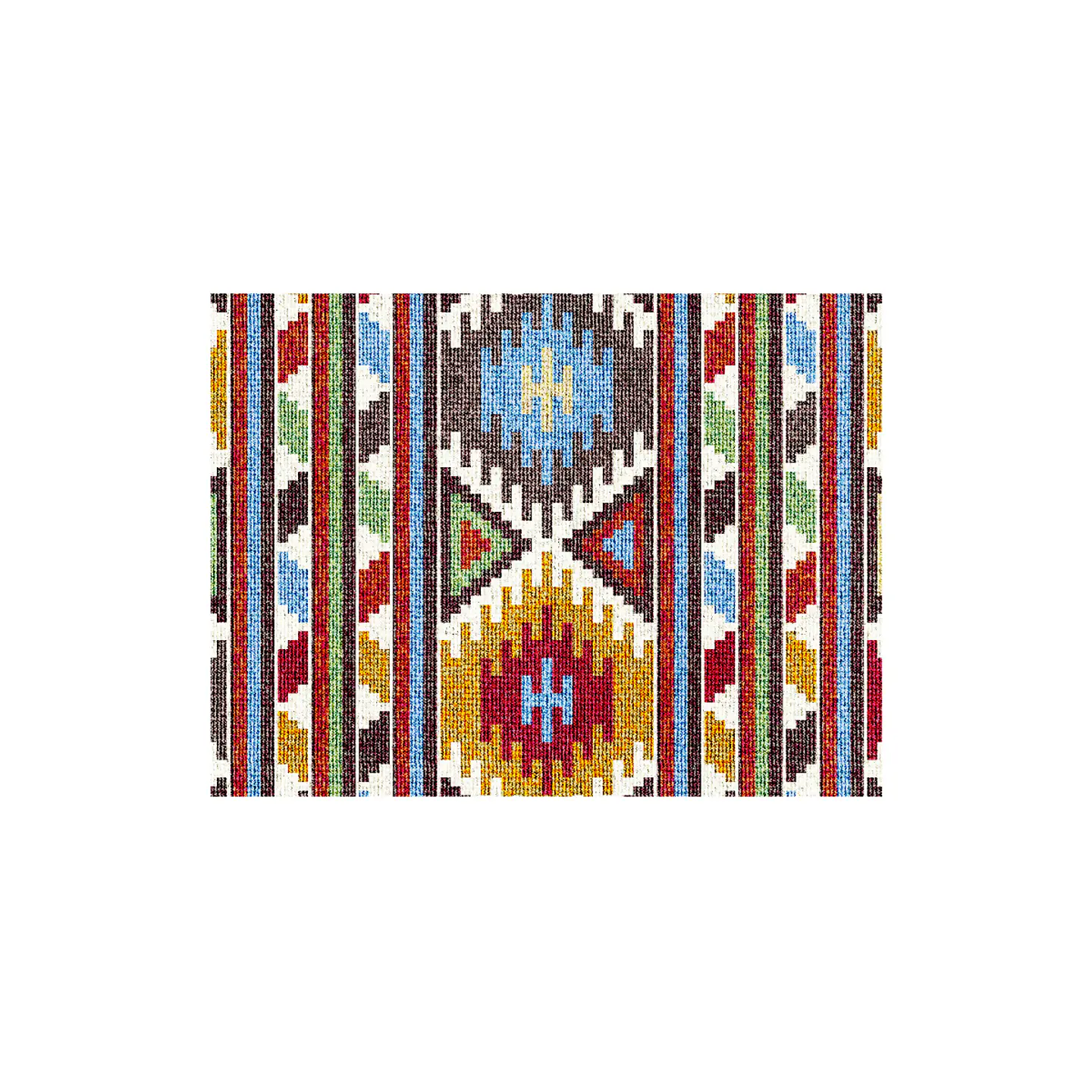Set 8 Individuales Rectangular Kilim 2