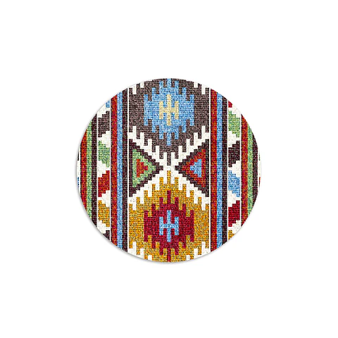 Set 6 Individuales Kilim Redondo