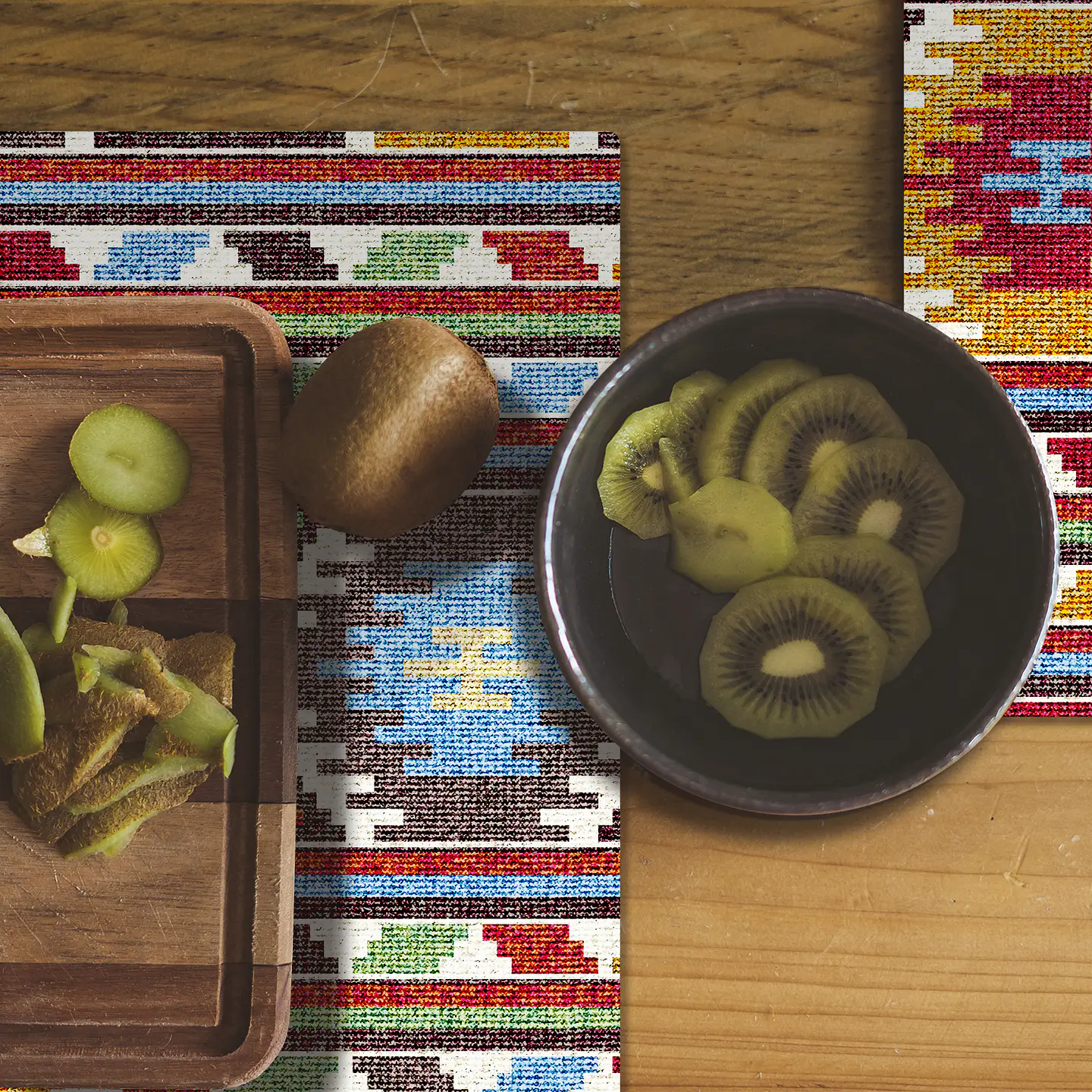 Set 8 Individuales Rectangular Kilim 3