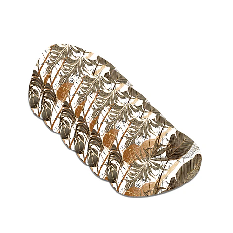 Set 6 Individuales Hojas Stone