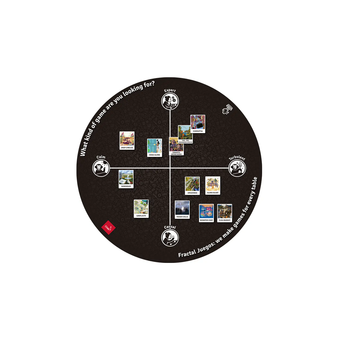 Playmat Estandar Essen Circular 70 x 70 cms 1