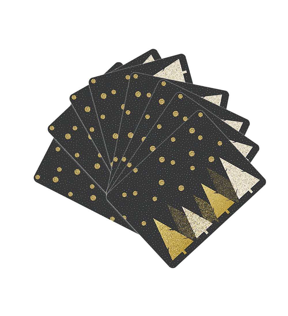 Set 8 Individuales Navidad 10 Rectangular