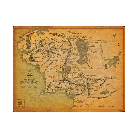 Playmat Middle Earth 70 x 50 cms