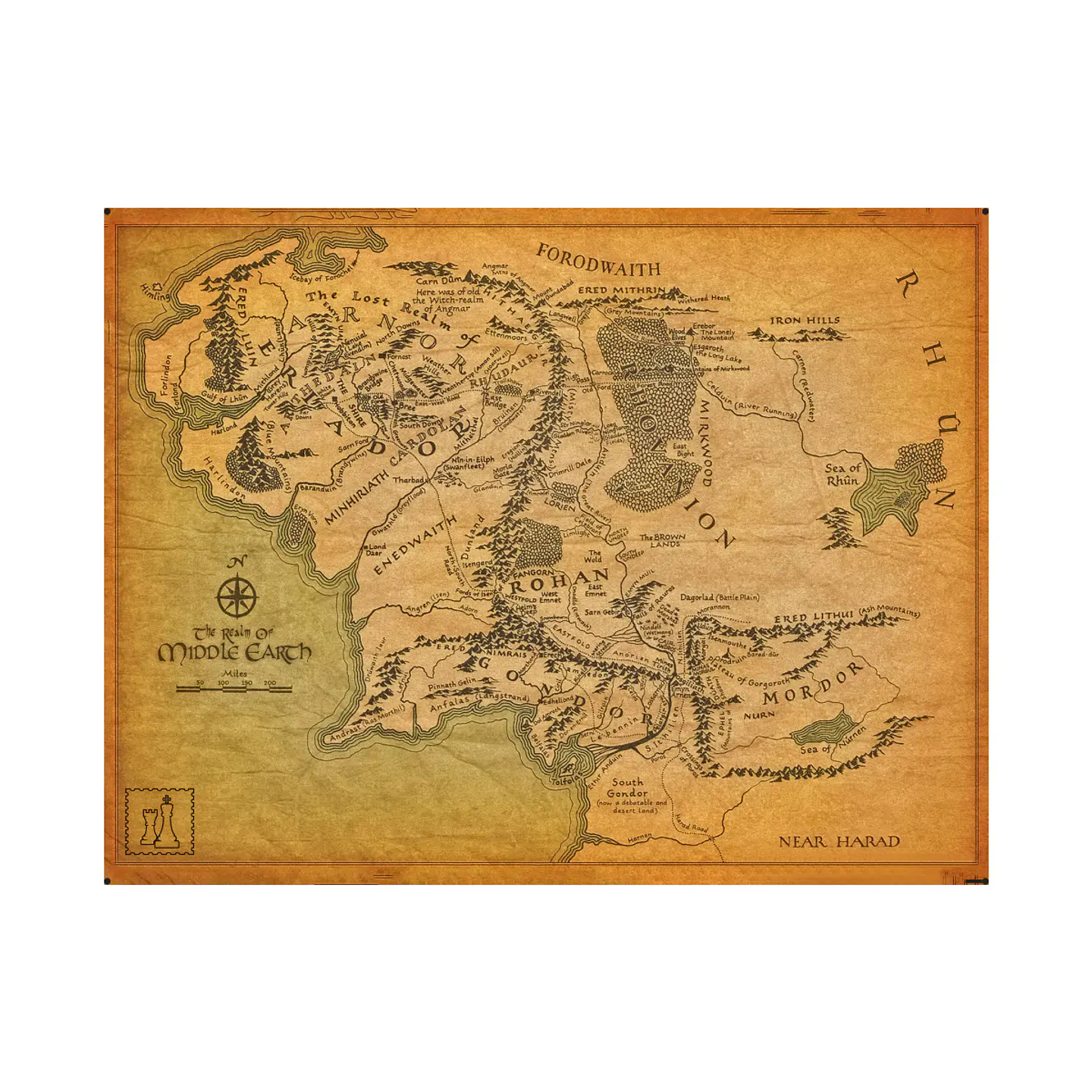 Playmat Middle Earth 70 x 50 cms 1
