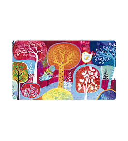 Office Pad Bosque 3 - 40 x 70 cm