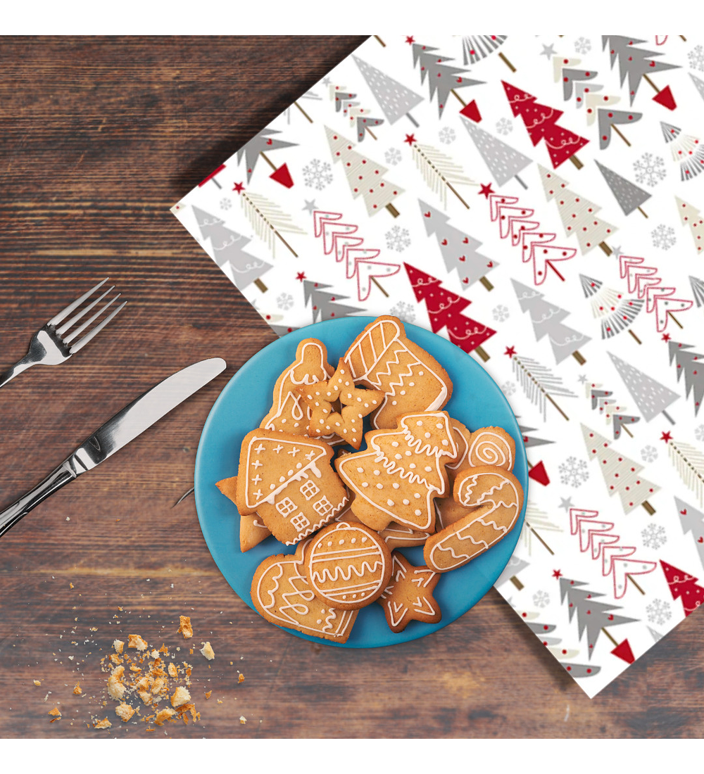 Set 8 Individuales Navidad 8 Rectangular