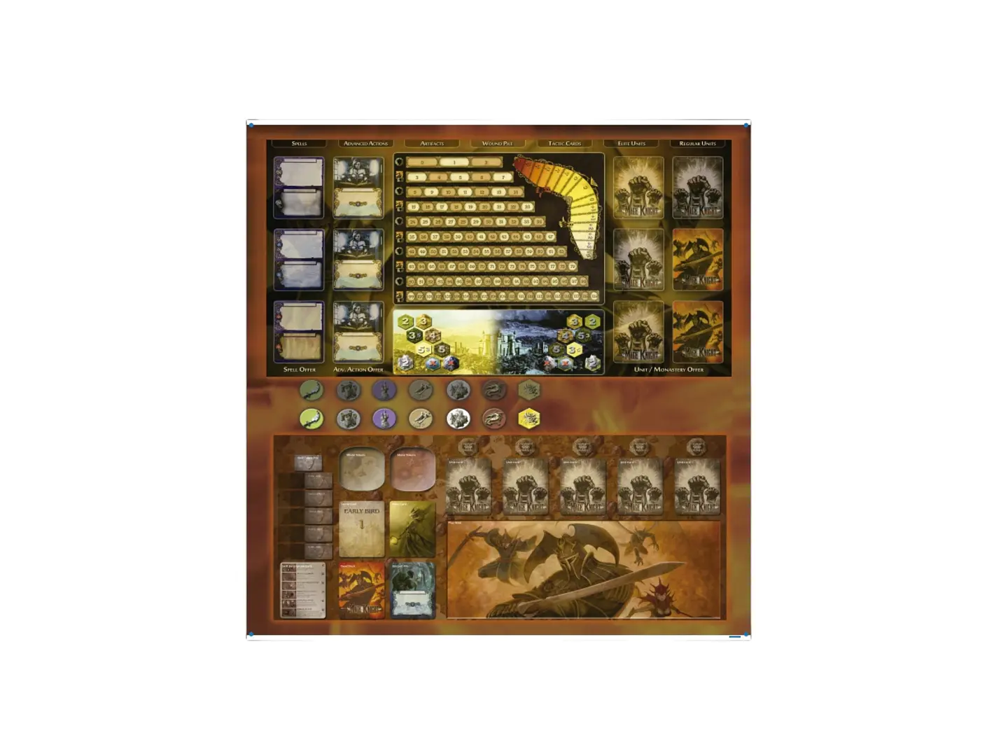 Playmat Mage Knight - 90 x 90 cms. 1