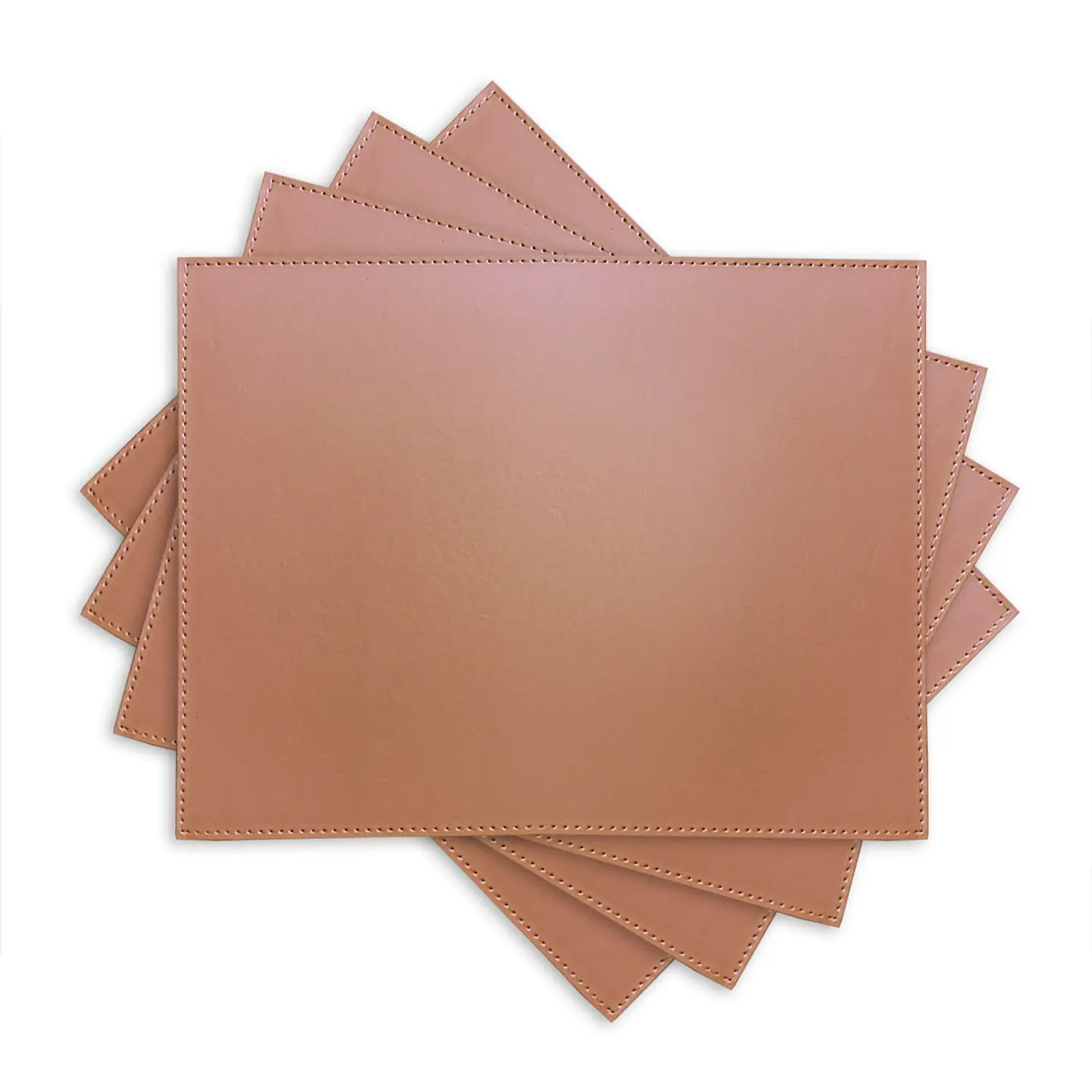 Set 4 Individuales Pink Camille Rectangular 1