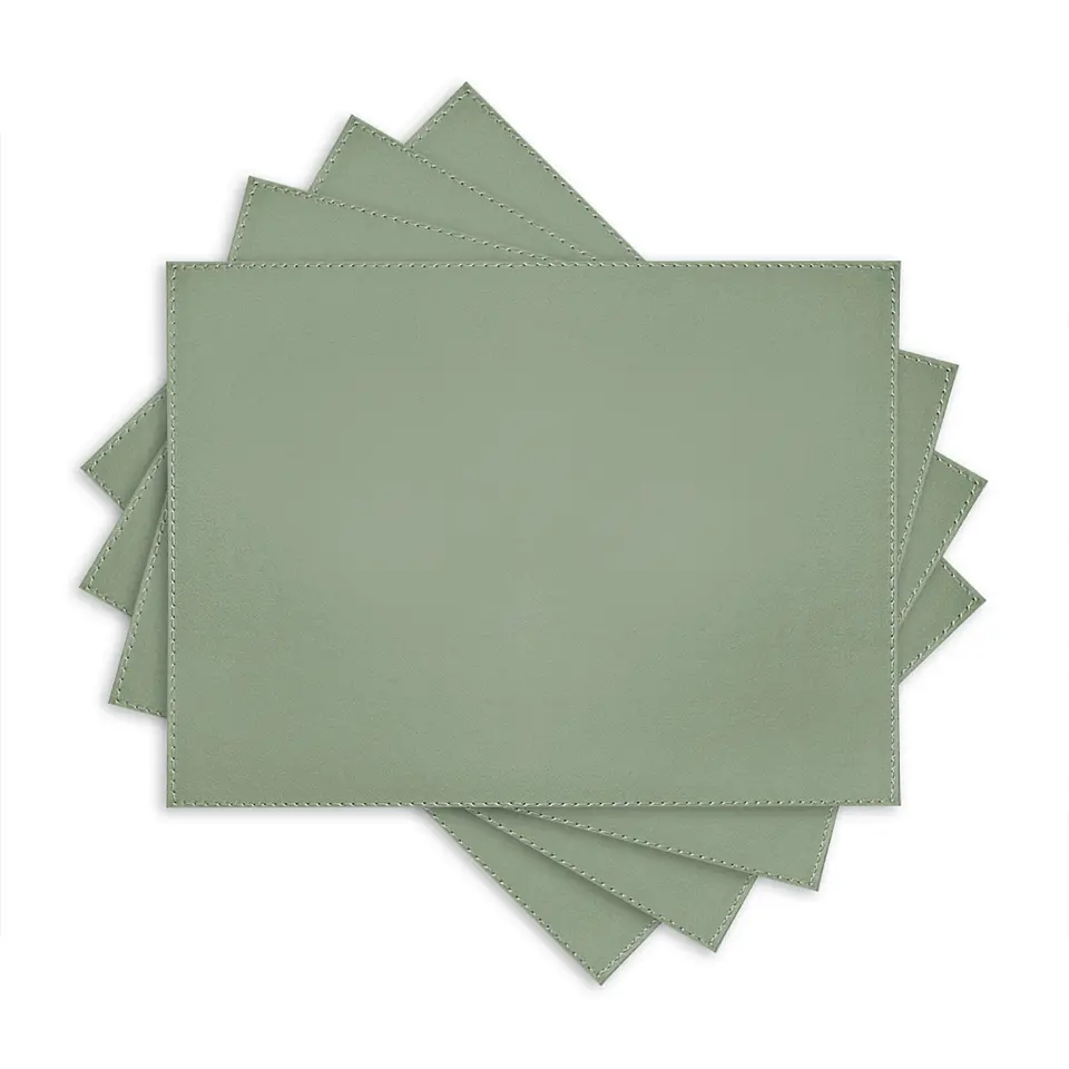 Set 4 Individuales Gustave Mint Rectangular 1