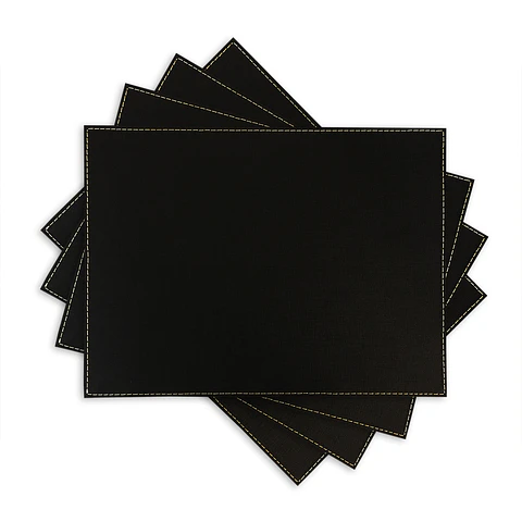 Set 4 Individuales Raven Rectangular