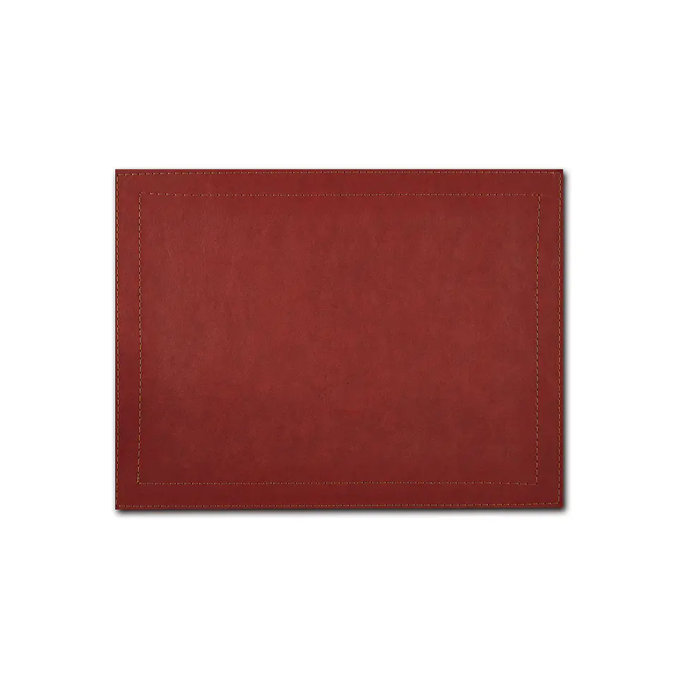 Set 4 Individuales Rojo Rectangular 3