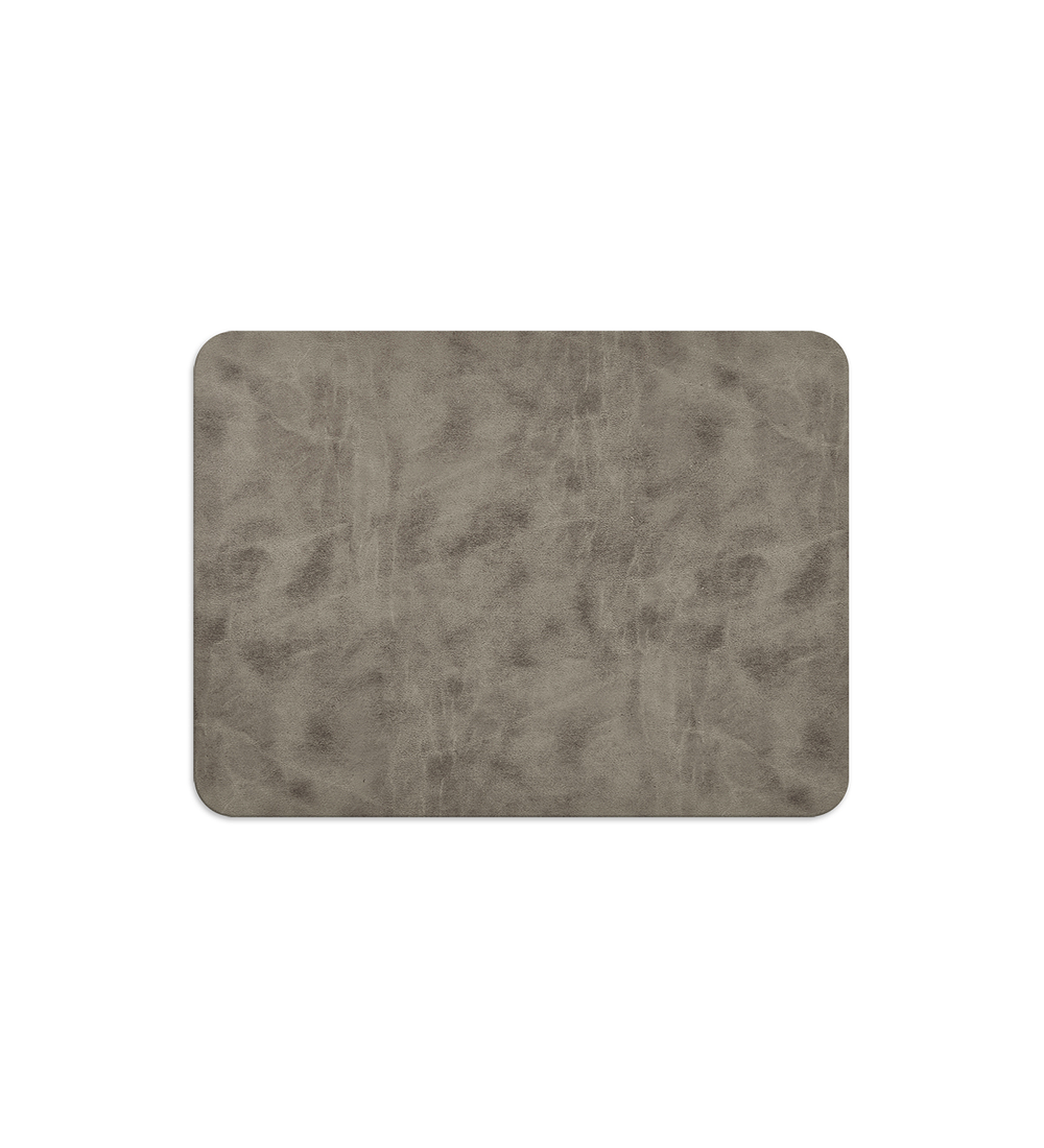 Set 4 Individuales Gray Rectangular