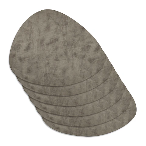 Set 6 Individuales Gray Stone