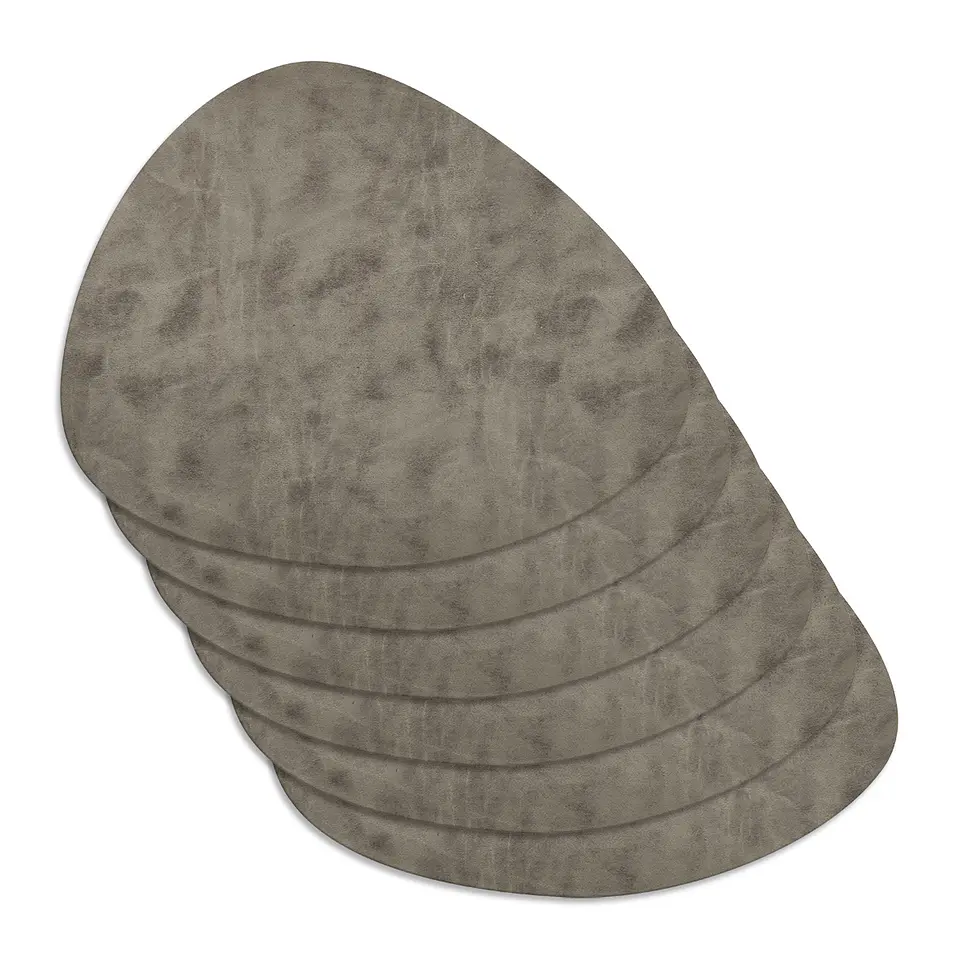Set 6 Individuales Gray Stone 1