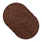 Set 4 Individuales Dark Tobacco Redondo - Miniatura 1