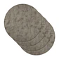 Set 4 Individuales Gray Redondo - Miniatura 1