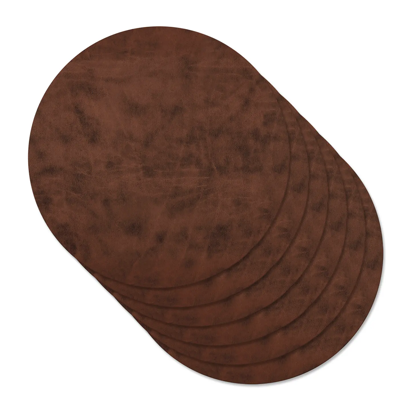 Set 6 Individuales Dark Tobacco Redondo 1