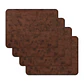 Set 4 Individuales Dark Tobacco Rectangular - Miniatura 1