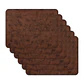 Set 6 Individuales Dark Tobacco Rectangular - Miniatura 1