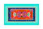 Alfombra Folk Rojo 140 x 220 cm - Miniatura 1