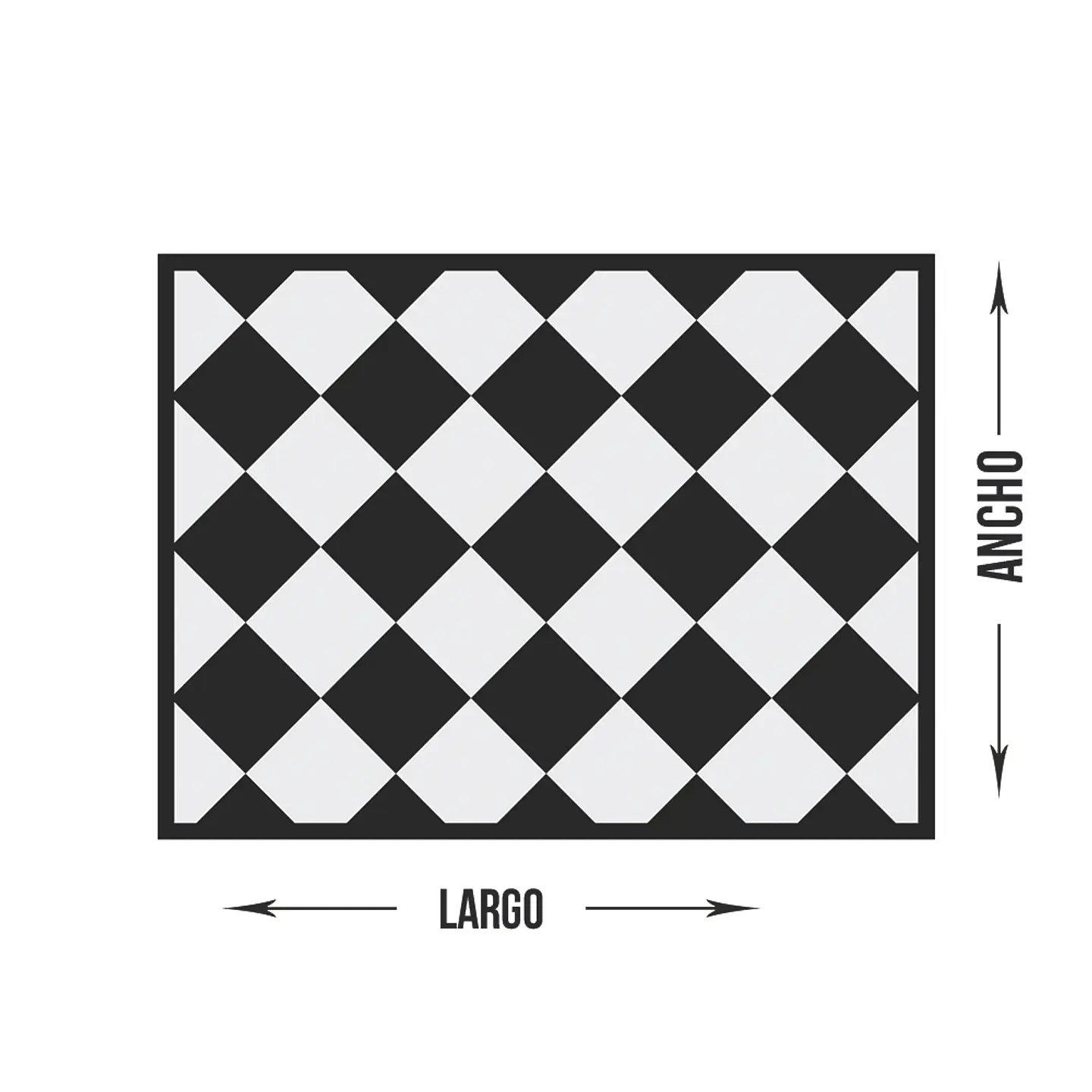 Rombo Dama Medium (a medida) 2